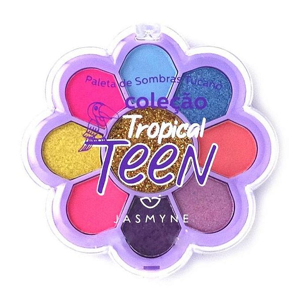 Paleta de Sombras Jasmyne Tropical Teen Tucano A 10g