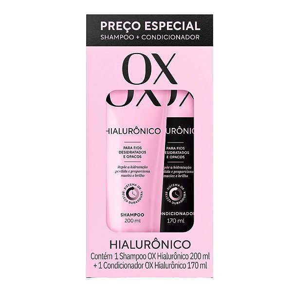 Kit Ox Hialurônico Shampoo e Condicionador