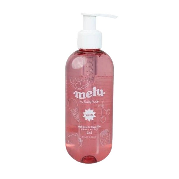 Sabonete Líquido Melu By Ruby Rose Care Fruit Salad 2x1 250ml