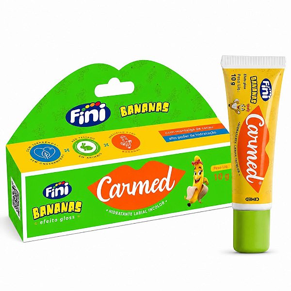 Hidratante Labial Carmed Fini Banana 10g