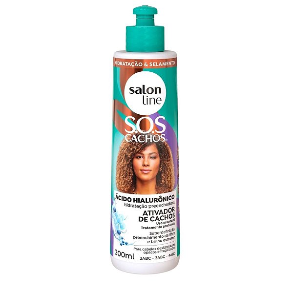 Ativador de Cachos Salon Line Sos Cachos Ácido Hialurônico 300ml