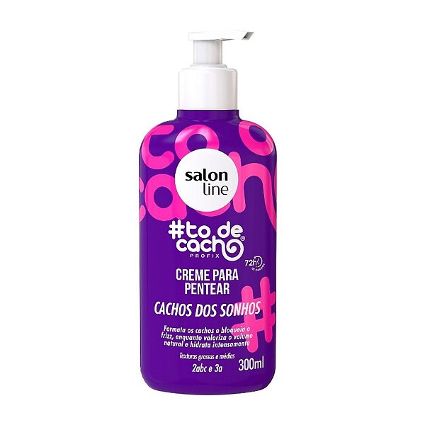 Creme Para Pentear Salon Line #todecacho Cachos dos Sonhos 300ml