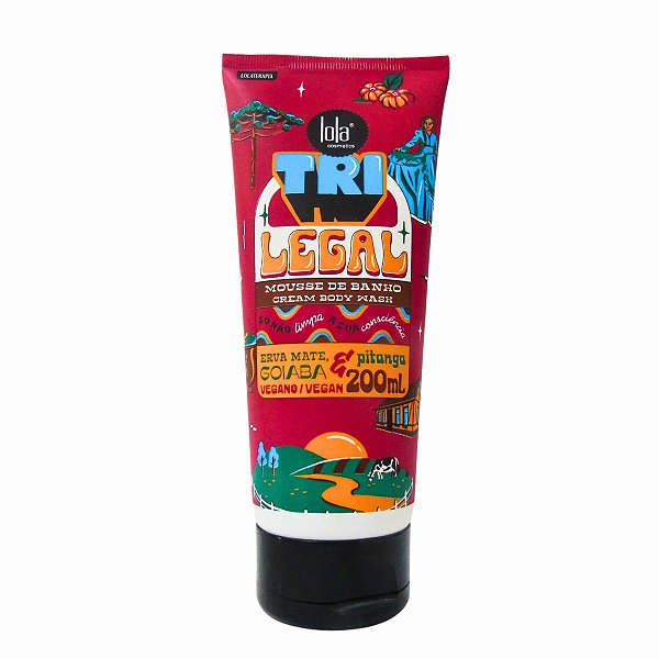 Mousse de Banho Lola Tri Legal Cream Body Wash 200ml