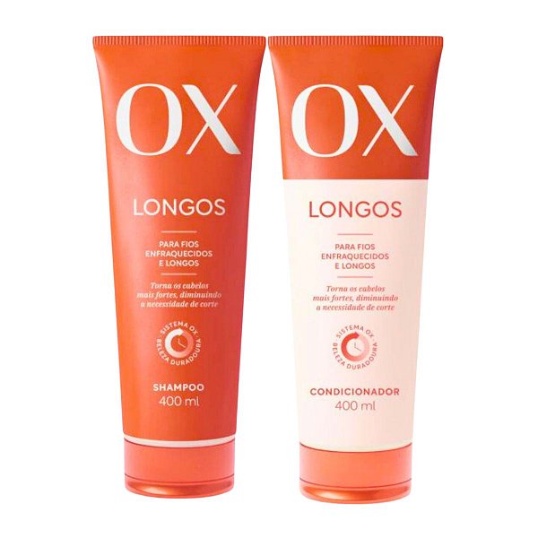 Shampoo + Condicionador Ox Longos 400ml