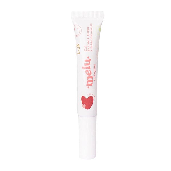 Batom e Blush Melu By Ruby Rose 2x1 Cm05 Karaoquê 9,5ml