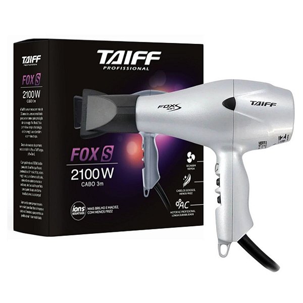 Secador Taiff Fox Ion S 2100w 220v