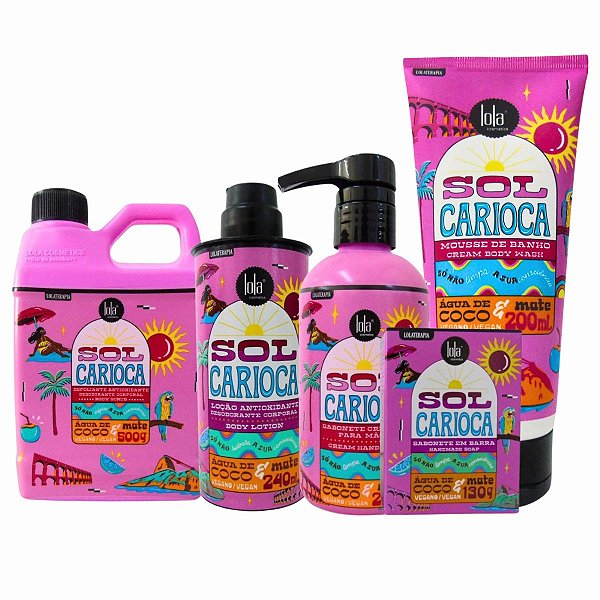 Kit Lola Cosmetics Sol Carioca Lolaterapia C/5