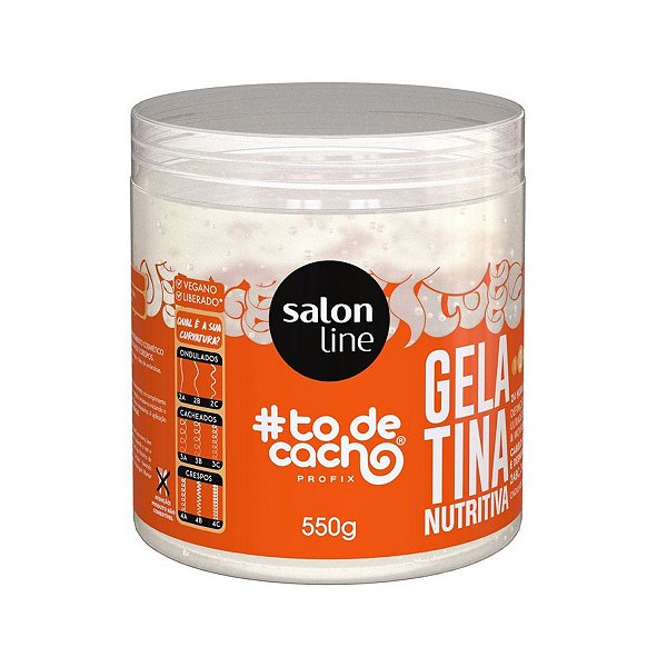 Gelatina Nutritiva Salon Line #todecacho 550g
