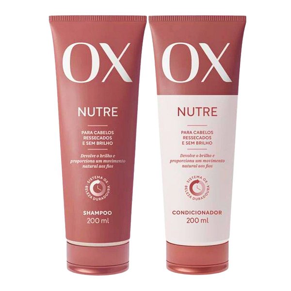 Kit Ox Nutre: Shampoo, Condicionador 200ml