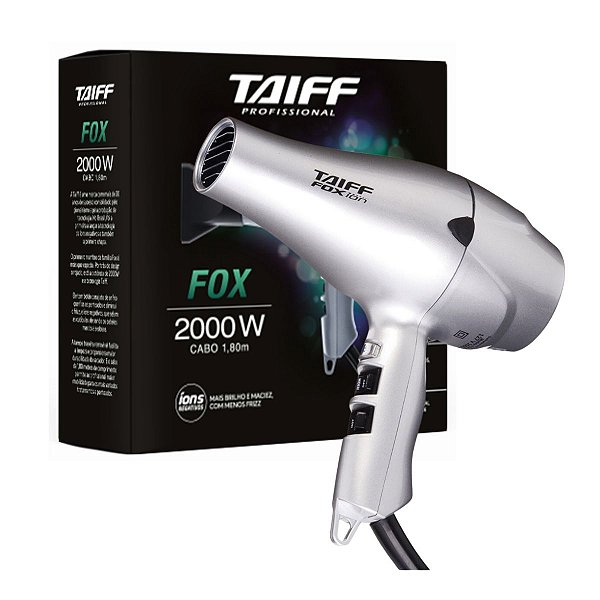 Secador Taiff Fox Prata 2000w 220v