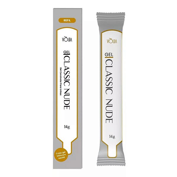 Refil Gel Construtor Para Unhas Vólia Classic Nude 14g