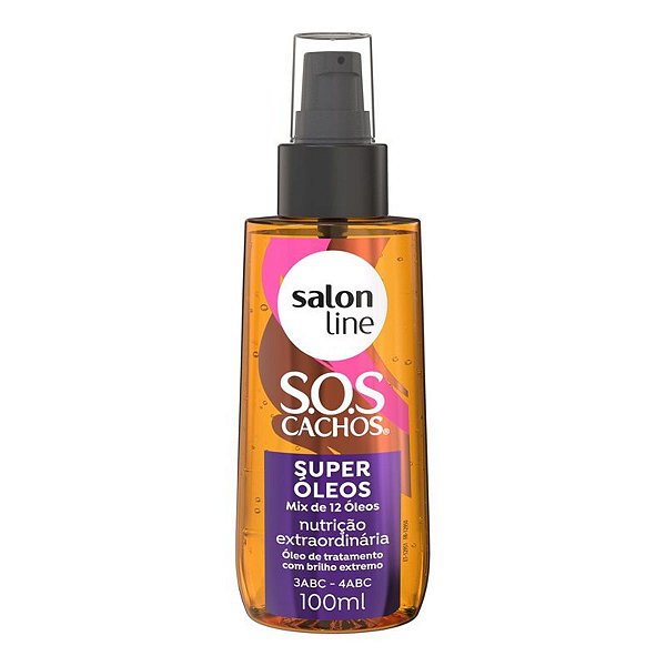 Óleo Nutrição Extraordinária Salon Line Sos Cachos Super Óleos 100ml