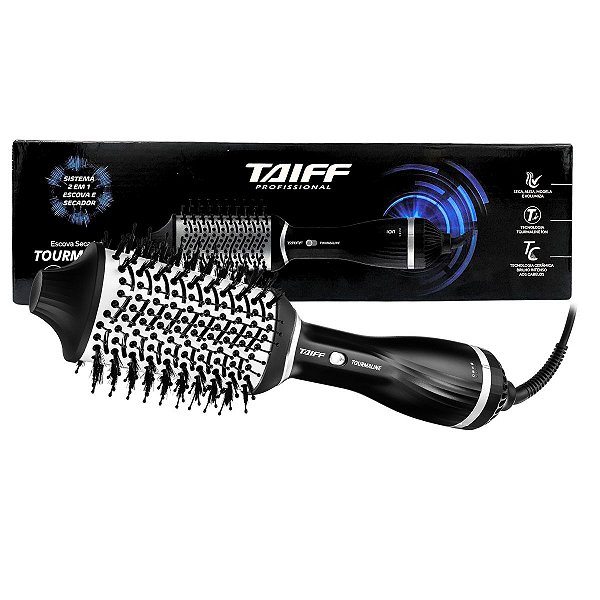 Escova Secadora Taiff Tourmaline 2 em 1 1200w 220v