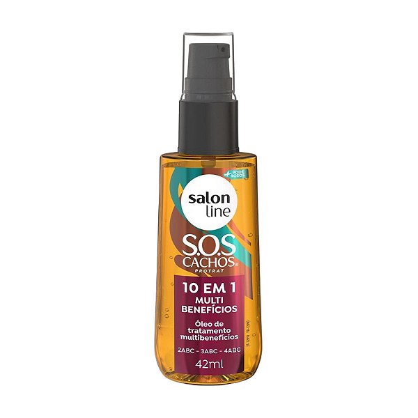 Óleo 10 em 1 Multibenefícios Salon Line Sos Cachos 42ml