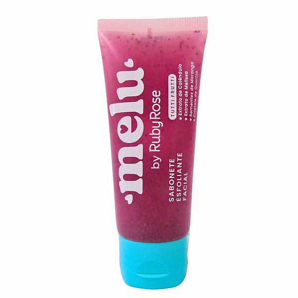 Sabonete Esfoliante Facial Melu By Ruby Rose Tutti Frutti 75g
