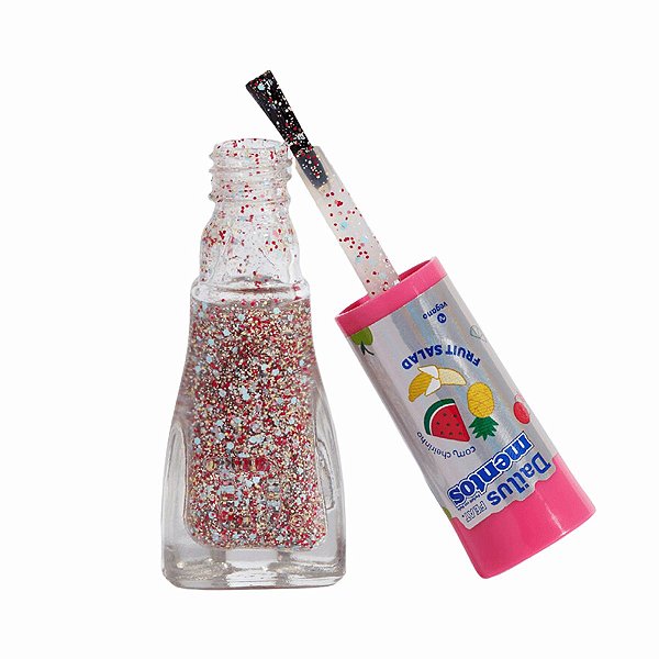 Esmalte Cremoso Dailus Feat Mentos Fruit Salad 8ml