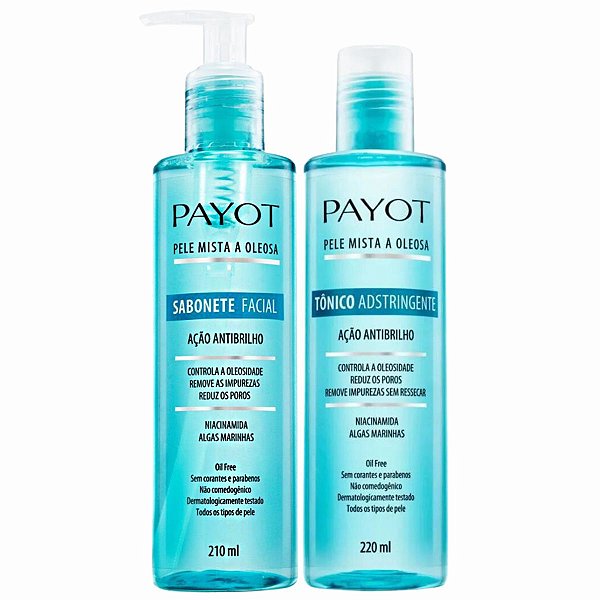 Sabonete Facial + Tônico Adstringente Payot Pele Mista A Oleosa