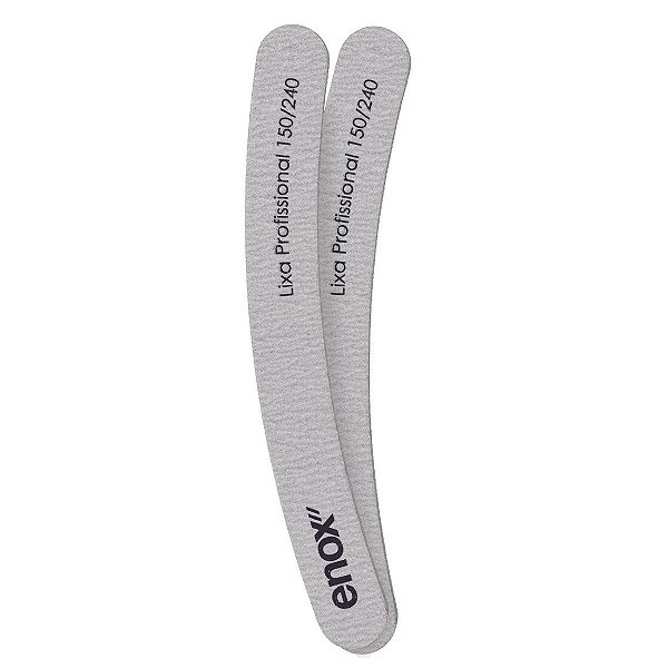 Lixa Profissional Enox Granulação Média 150/240 Banana C/2 Cód.635