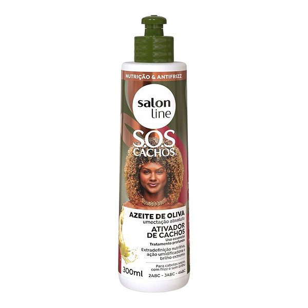 Ativador de Cachos Salon Line Sos Cachos Azeite de Oliva 300ml