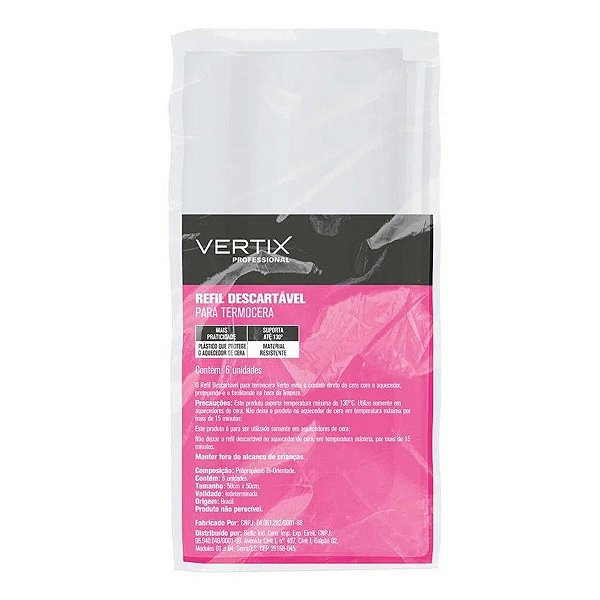 Refil Descartável Para Termocera Vertix C/6 Uni Cód.3180