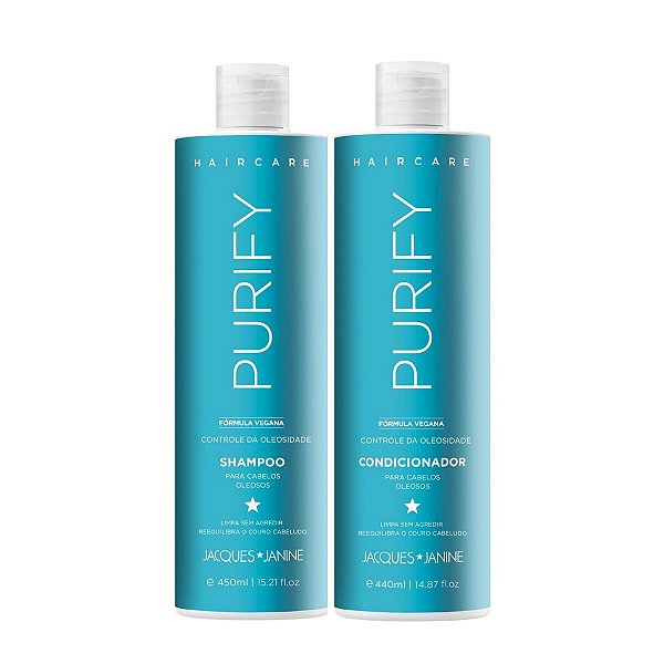 Shampoo + Condicionador Jacques Janine Hair Care Purify 440ml