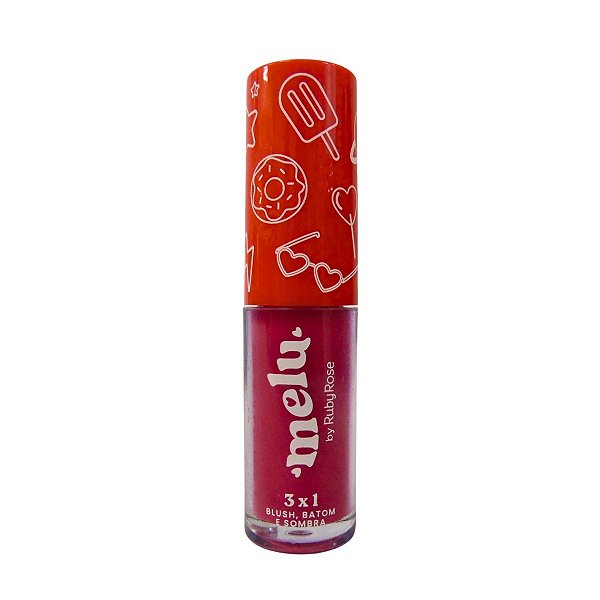 Blush, Batom e Sombra 3x1 Melu By Ruby Rose Darling 02