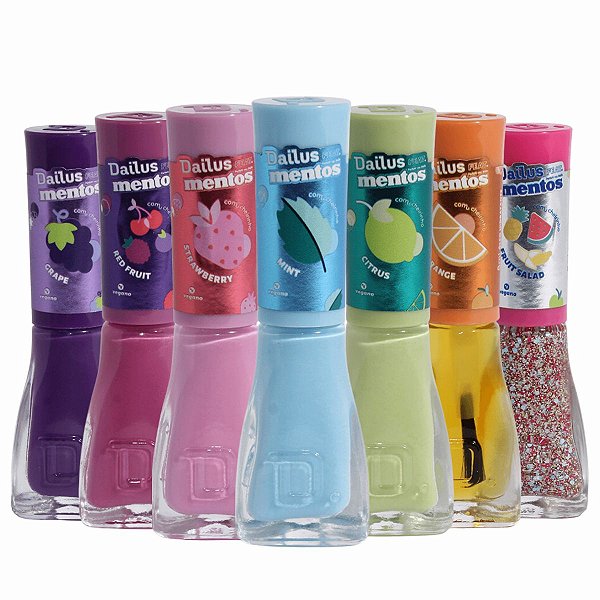 Kit Esmaltes Dailus Feat Mentos 8ml C/7