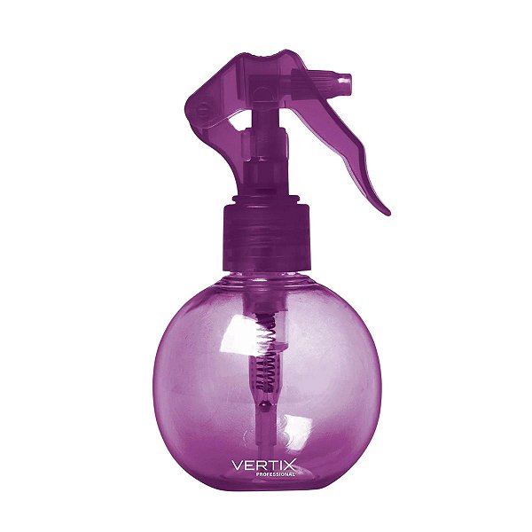Borrifador Plástico Vertix Bola Salon Spray Roxo 150ml Cód.3022
