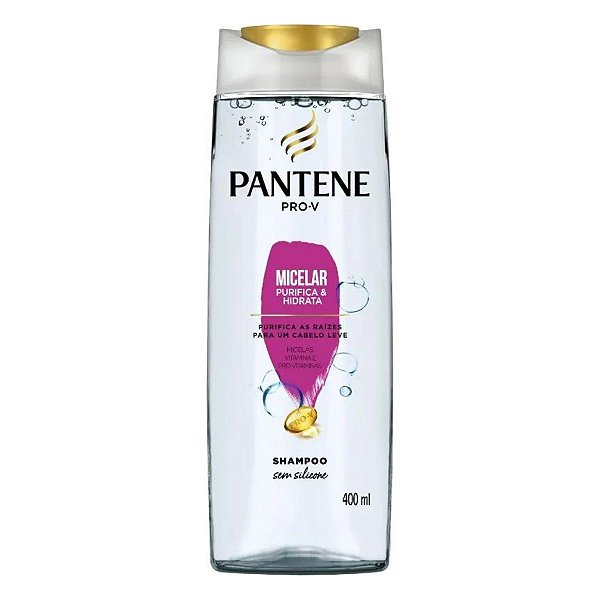 Shampoo Pantene Pro-v Micelar Purifica e Hidrata 400ml