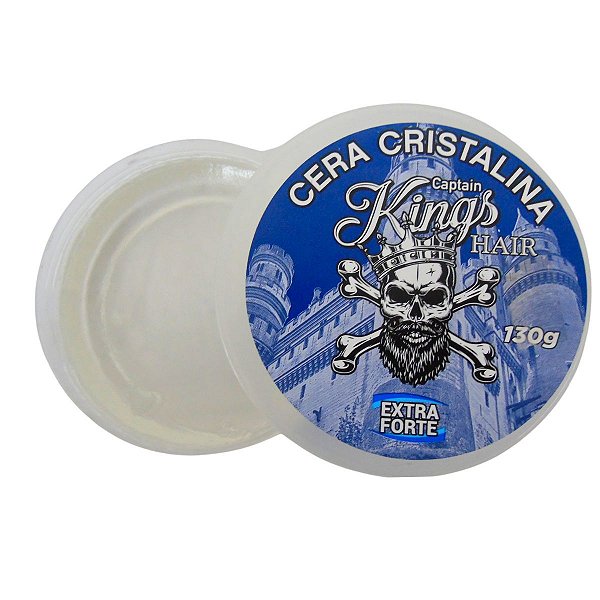 Cera Cristalina Captain Hair Extra Forte Kings Barber Shop 130g