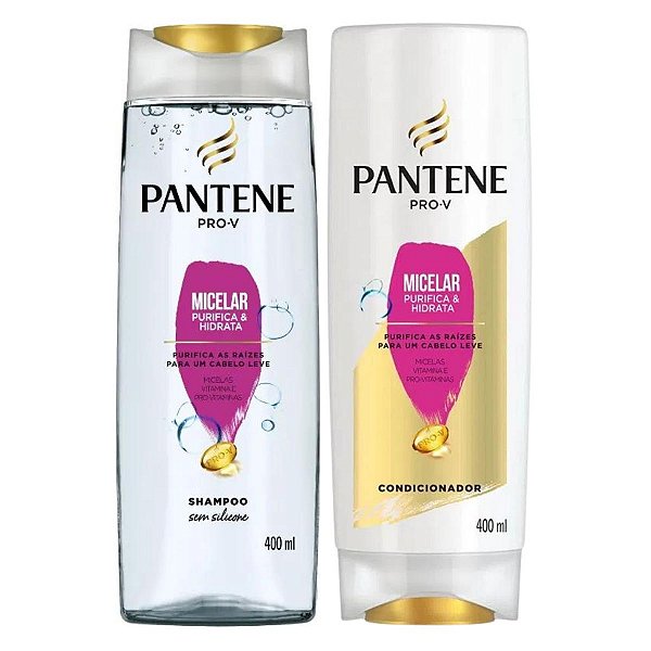 Shampoo + Condicionador Pantene Pro-v Micelar Purifica e Hidrata 400ml
