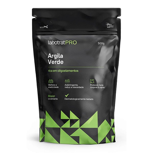 Argila Verde Natural Labotrat Pro 500g