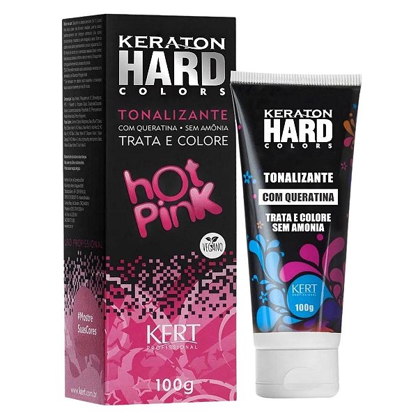 Tonalizante Keraton Hard Colors Hot Pink 100g