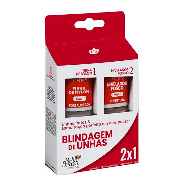 Blindagem de Unhas Bella Brazil Unhas Fortes