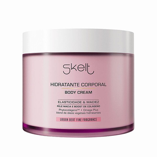 Hidratante Corporal Skelt Body Cream Elasticidade e Maciez Urban Beat 200g