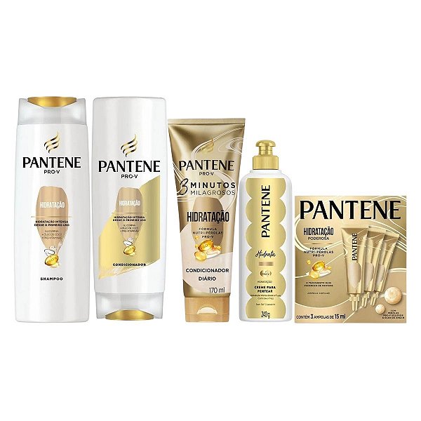Kit Pantene Pro-v Hidratação Com 5
