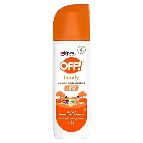Spray Repelente de Insetos Johnson Off! Family 170ml
