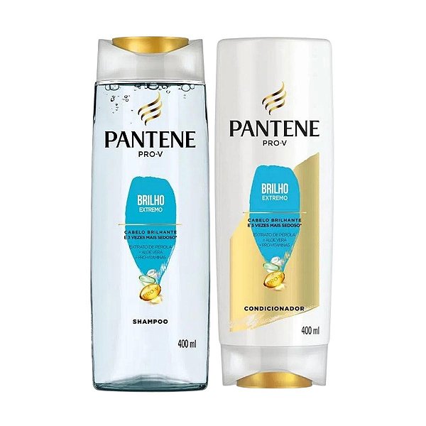 Shampoo + Condicionador Pantene Pro-v Brilho Extremo 400ml