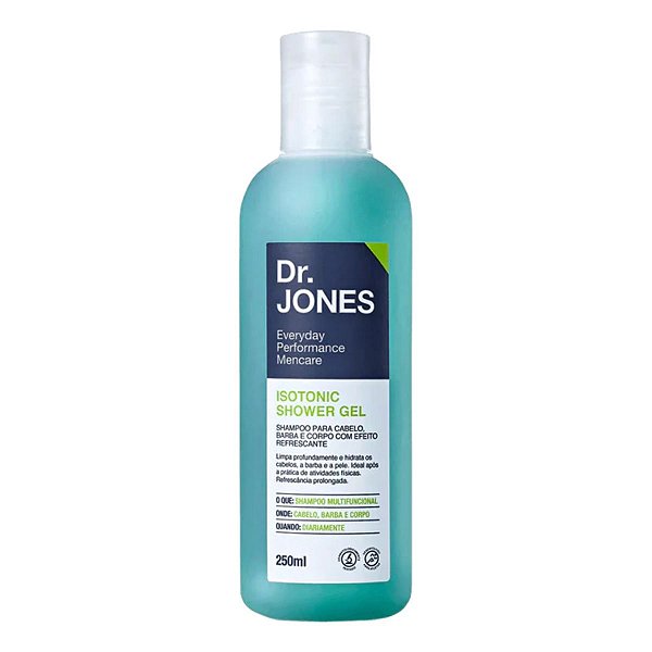 Shampoo Cabelo e Barba Dr. Jones Isotonic Shower Gel 250ml