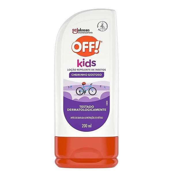 Loção Repelente de Insetos Johnson Off! Kids 200ml