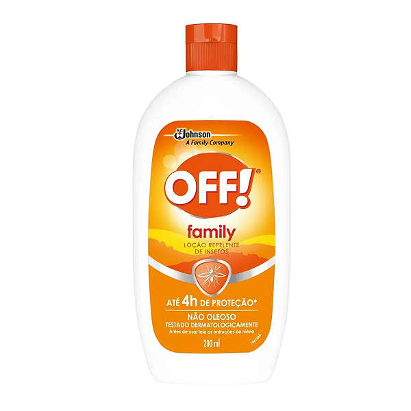 Loção Repelente de Insetos Johnson Off! Family 200ml