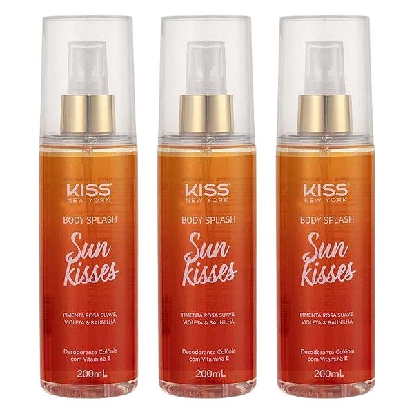 Kit Body Splash Kiss New York Sun Kisses Bs03b 200ml C/3