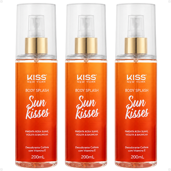 Kit Kiss New York Sun Kisses: 3 Body Spash 200ml