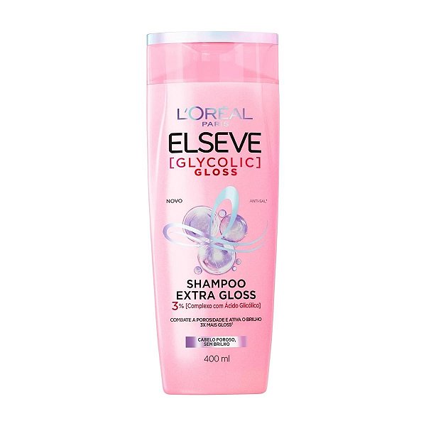 Shampoo Extra Gloss Elseve Glycolic Gloss 400ml