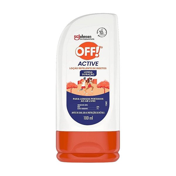 Loção Repelente De Insetos Johnson Off Active 100ml