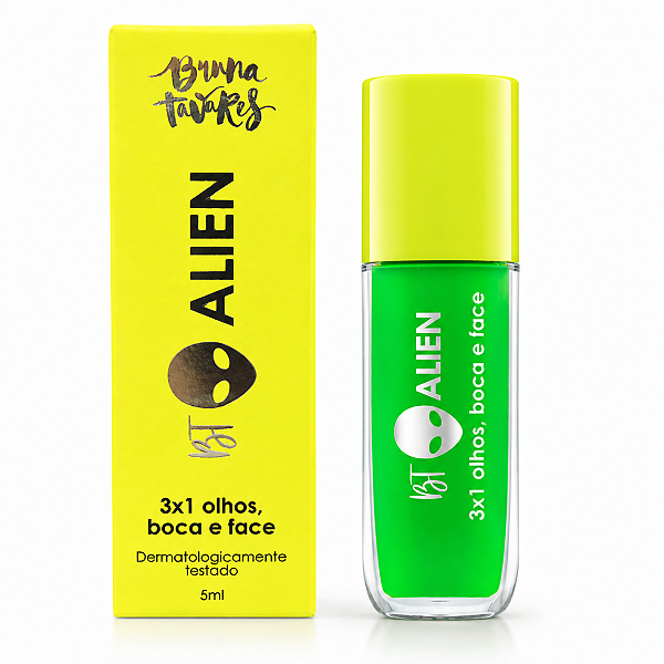 Sombra Liquída 3x1 Bruna Tavares Et Alien Green Neon 5ml