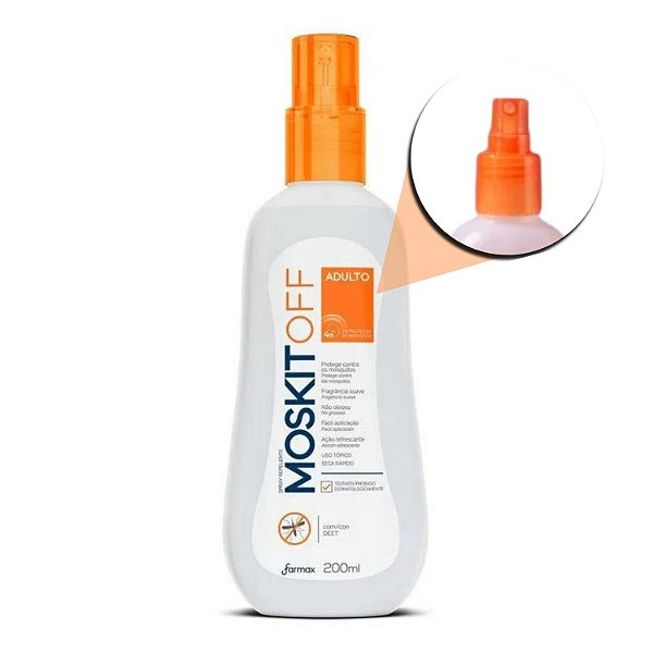Spray Repelente Farmax MoskitOff Adulto 200ml