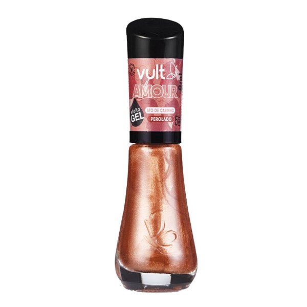 Esmalte Perolado Vult Amour Ato de Carinho Efeito Gel 8ml
