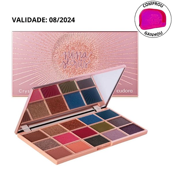 Paleta de Sombras Eudora Niina Secrets Crystal 16,5g Val:08/2024