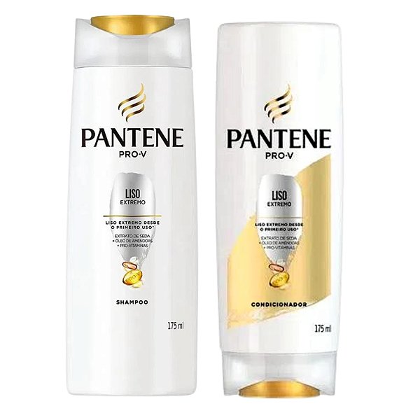 Shampoo + Condicionador Pantene Pro-v Liso Extremo 175ml